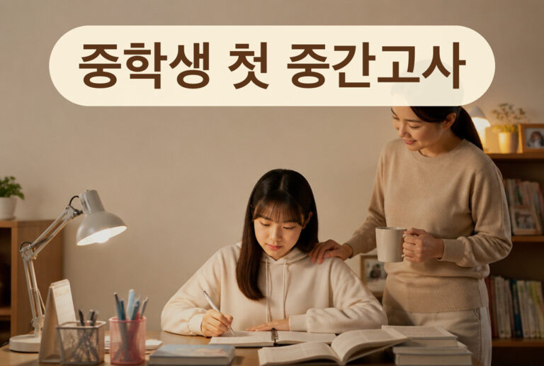 중학생 첫 중간고사 준비법, 초등 시험과 다른 점 (세 아이 겪어본 경험담)